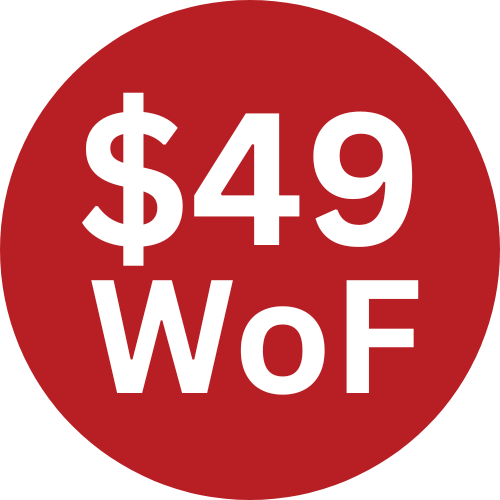 $49 for Warrant of Fitness (WOF)